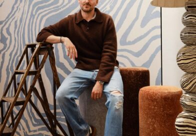 Henry Holland creates wallpaper and fabric collection with a “language developed through ceramics”